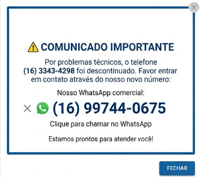 Descuntinuação de telefone